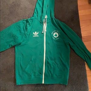 Adidas Boston Celtics zip up hoodie (Large)